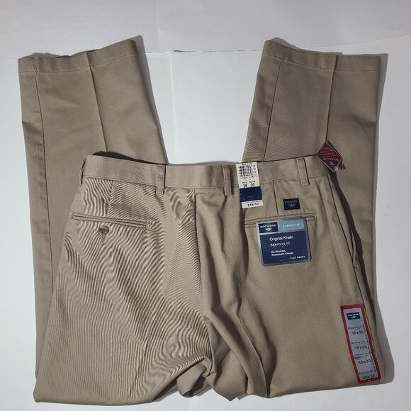 Dockers Original Khaki Individual Fit Stretch Men's Pants Size 36 x 30 NWT - Picture 3 of 8